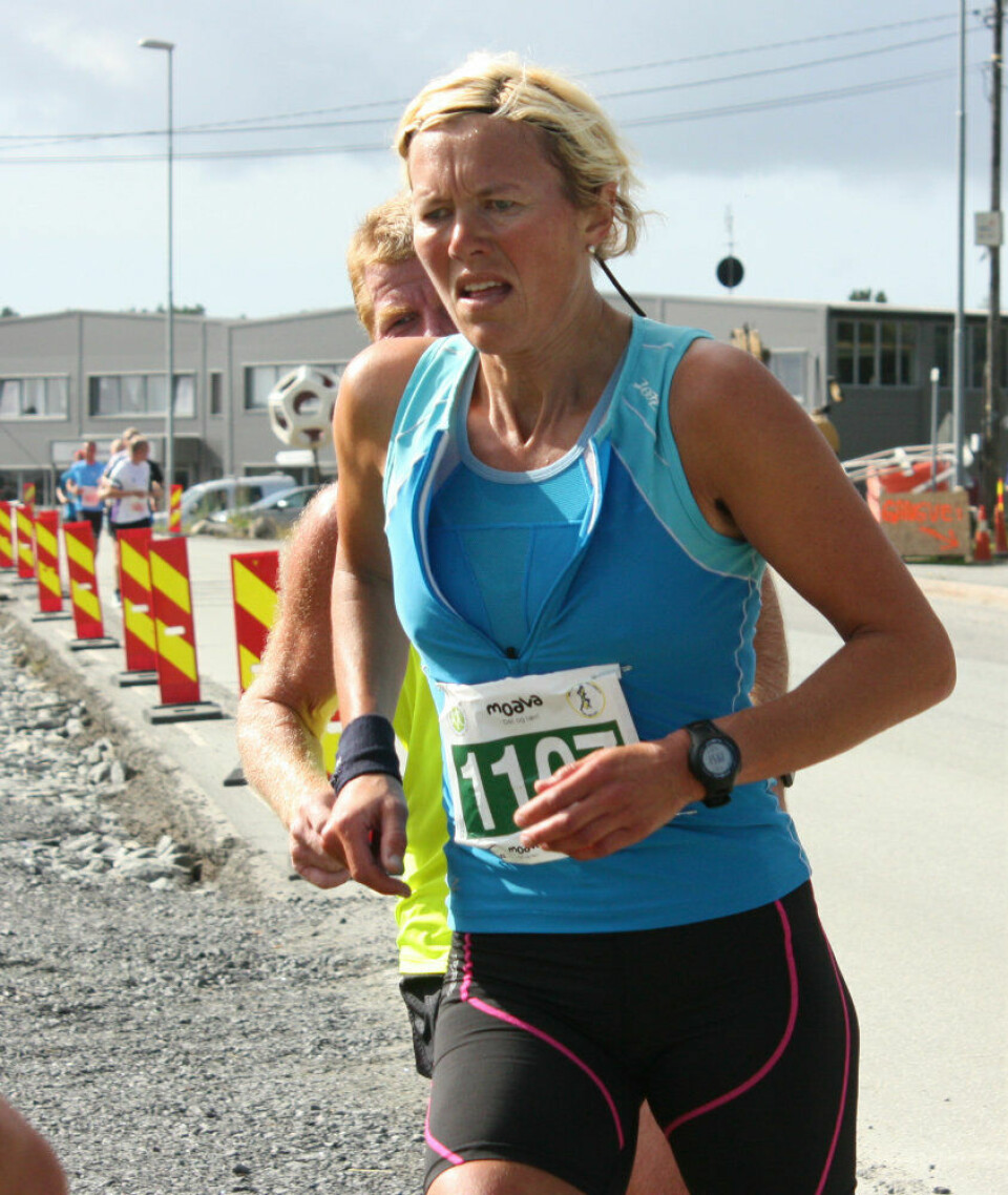 Fra regn til sol i Grimstad Maraton IMG_0860Bøylestad-LandaNr1km10.jpg