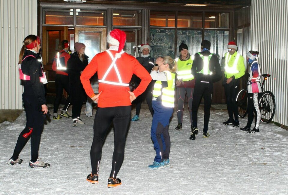 God julestemning i Hamarkarusellens 3. vinterløp Hamarkarusellen Vinter 3. løp
