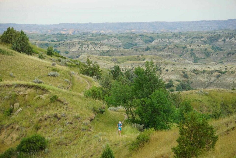 Ida Meli Narbuvoll vant 90 km langt ultraløp i North Dakota Landskap i North Dakota.jpg