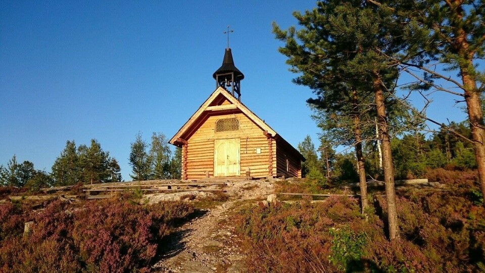 Målet ved Skåråsberget skogskapell. (Foto: Bente Myhr) Målet ved Skåråsberget skogskapell. (Foto: Bente Myhr)