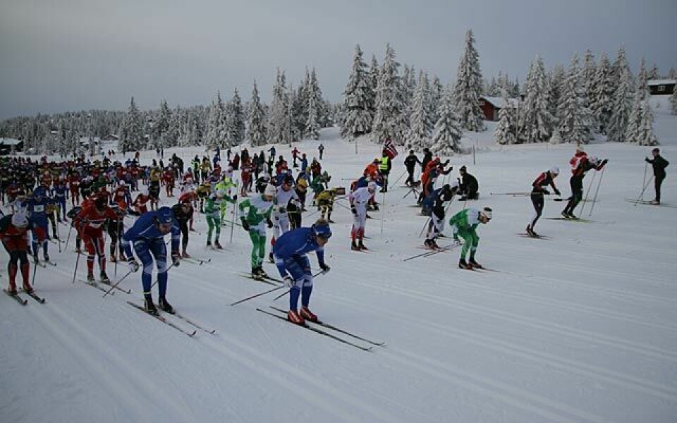 Har du glemt snøen som (ikke) falt i fjor? Romjulsrennet_191_Start