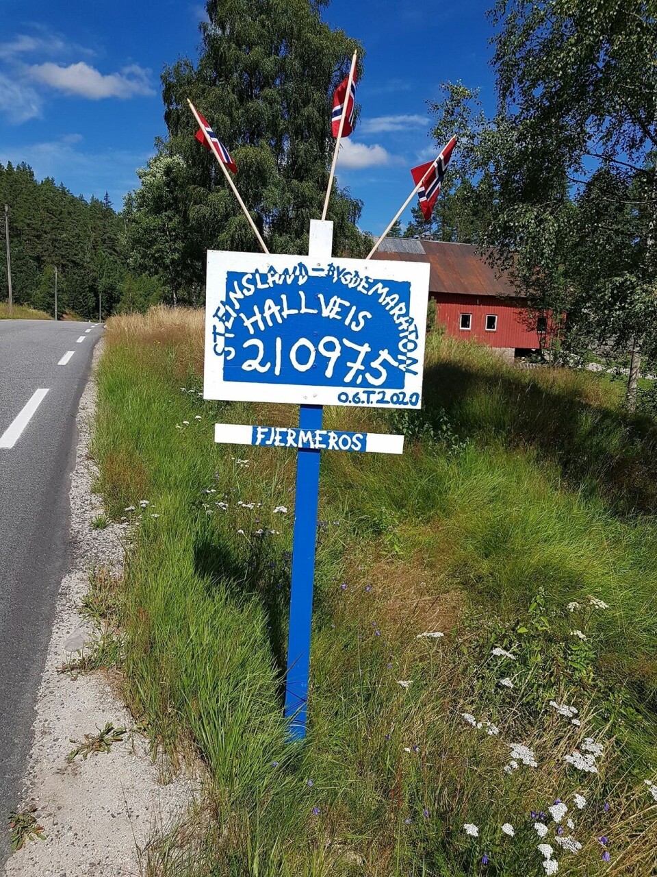 Steinsland Bygdemaraton med blåfarget særpreg for 8. gang Halvveis.jpg