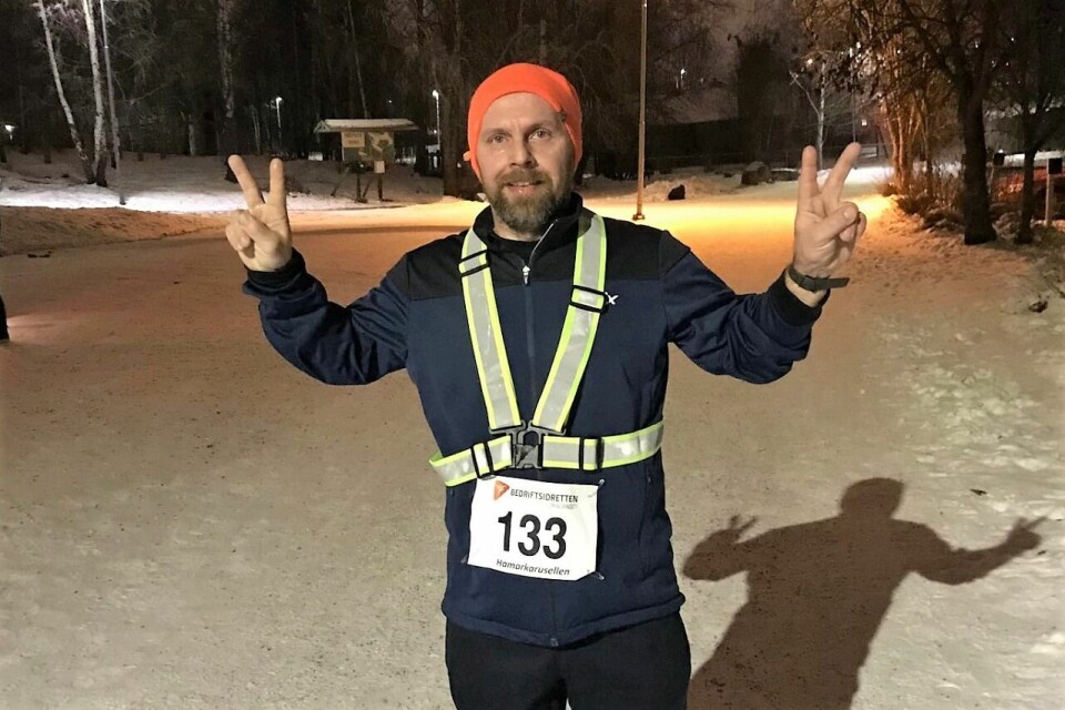 Kjell Aune fra Kjellmyra var den mest langveisfarende også i Hamarkarusellens 3.løp. (Foto: Arrangøren) Kjell Aune fra Kjellmyra var den mest langveisfarende også i Hamarkarusellens 3.løp. (Foto: Arrangøren)