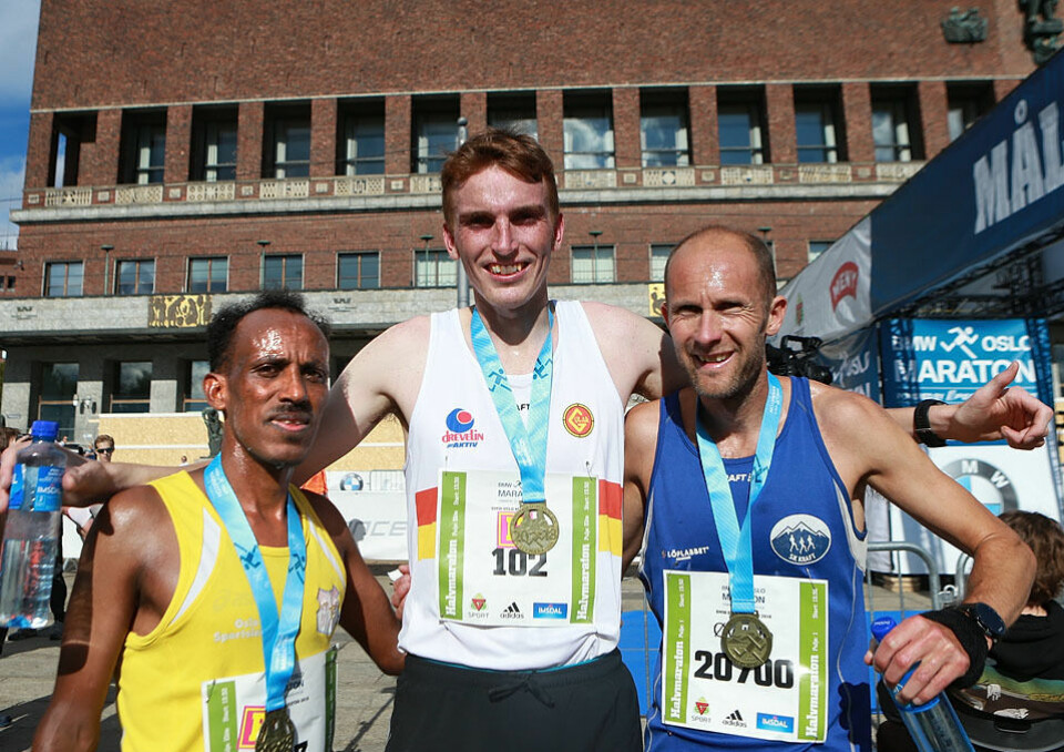 Runa Falch og Marius Vedvik vant halvmaratonløpet i Oslo De_tre_beste_halvmaraton_menn_AZ3T1381.jpg