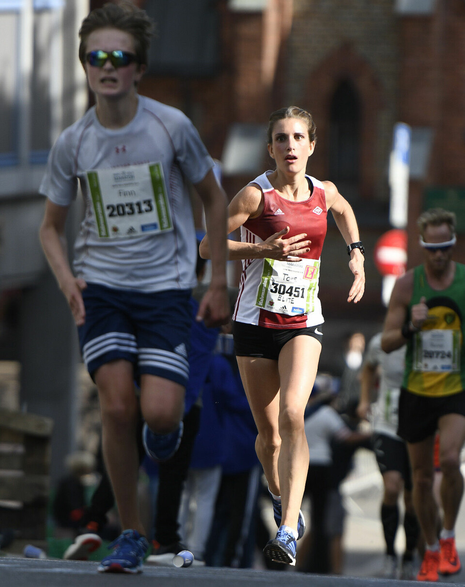 Runa Falch og Marius Vedvik vant halvmaratonløpet i Oslo tonehjalmarsen_50D2502.jpg