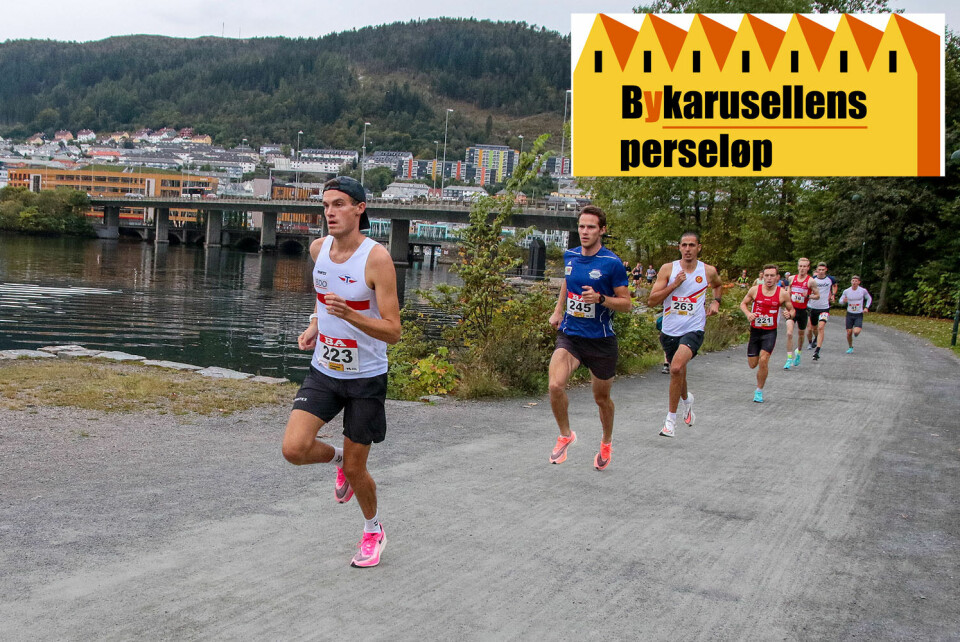 Fra fjorårssesongens 2. løp med Tyrvings Karl Fremstad i tet. Foto : Arne Dag Myking Fra det 2. løpet i 2021