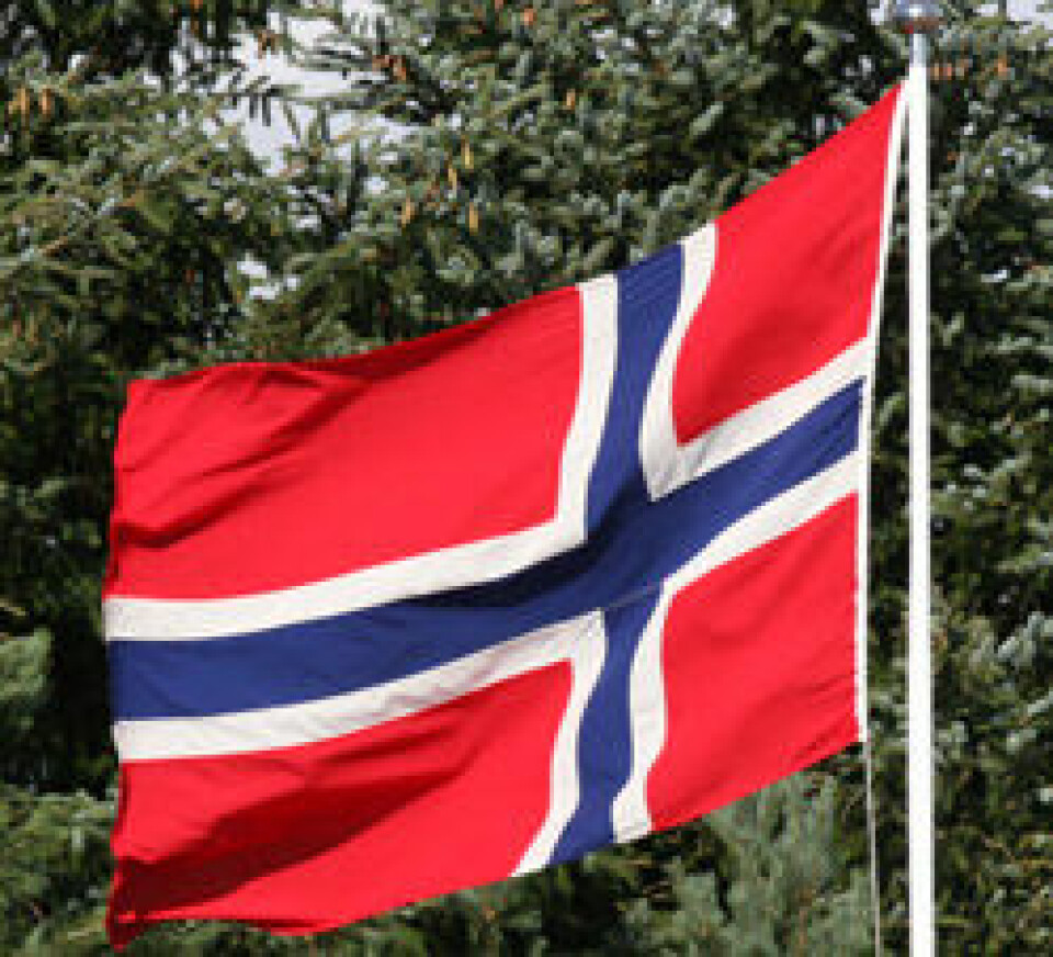 Junior-NM på Askøy i mål Flagget_JuniorNM