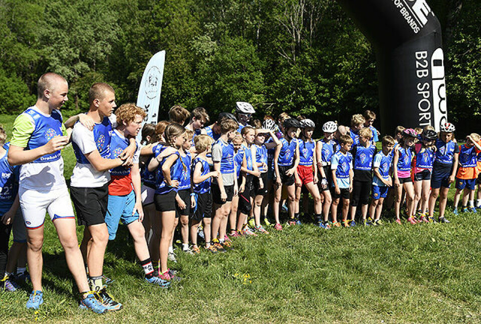 Mange fornøyde deltakere i Drøbak Challenge start-junior_50D4127.jpg
