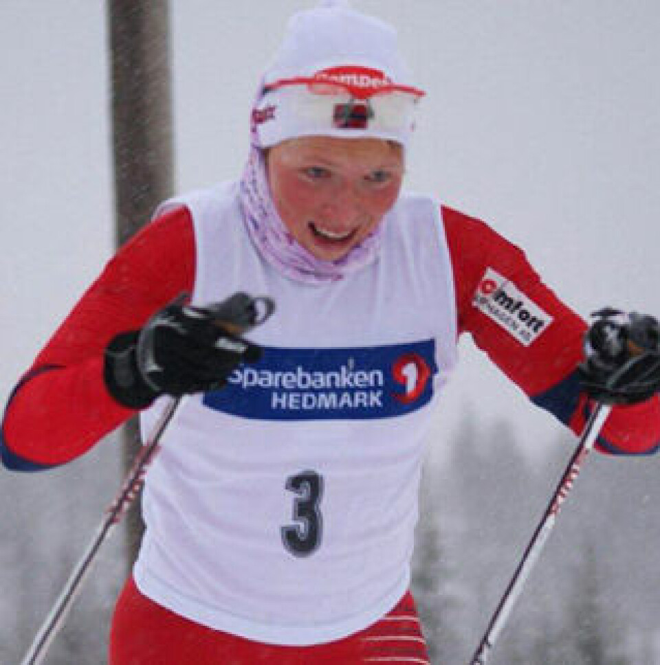 Fire minutter foran i Furnesåsen Rundt Ida_G_Pedersen_Furnesaasen_Rundt_2012