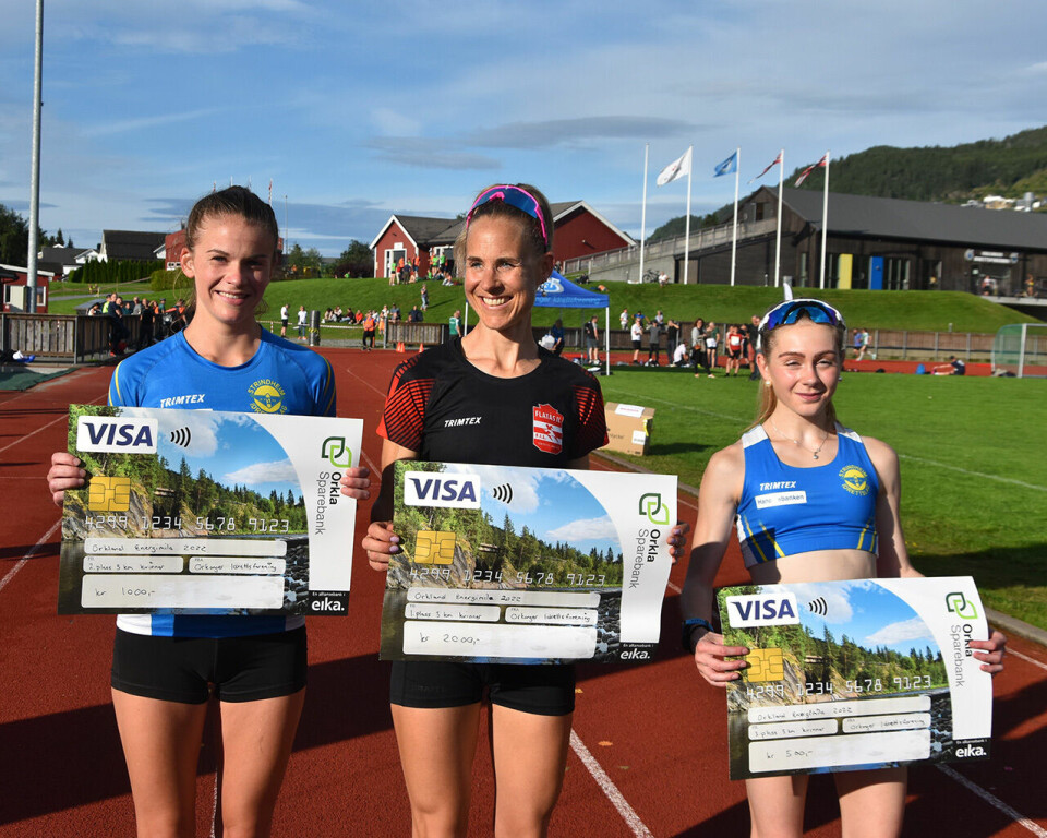 Hanne Mjøen Maridal og Trond Ørjan Eide vant Orkland Energimila 5km-pallen-DSC_0082.jpg