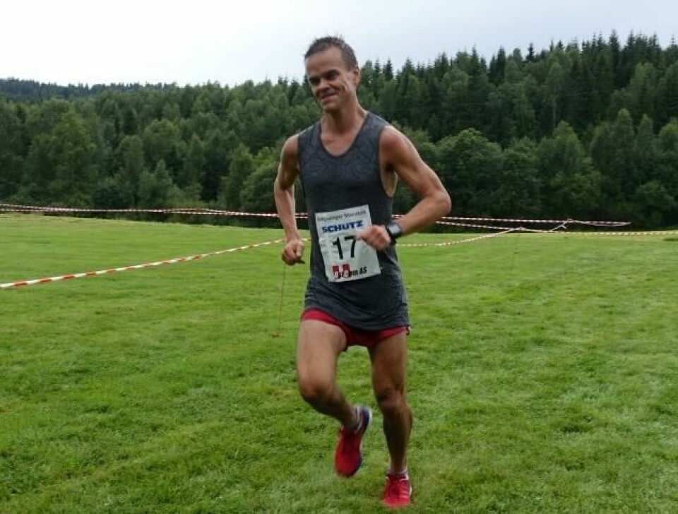 Trond Hansen inn til seier på maraton på 3.01.18. Kondis' annonsesjef vant vant også distansen i 2012 og 2013. (Foto: Pål Evensen) Trond Hansen inn til seier på maraton på 3.01.18. Kondis' annonsesjef vant vant også distansen i 2012 og 2013. (Foto: Pål Evensen)