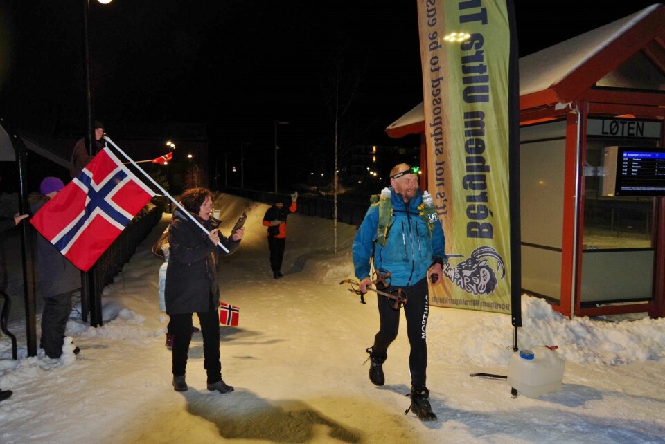 Leif Abrahamsen vant Koldbrann 99K - det mest ekstreme snøløpet i Norge. Opptil 70 cm snødybde! (Foto: Fulvio Øksendal) Leif Abrahamsen vant Koldbrann 99K - det mest ekstreme snøløpet i Norge. Opptil 70 cm snødybde! (Foto: Fulvio Øksendal)
