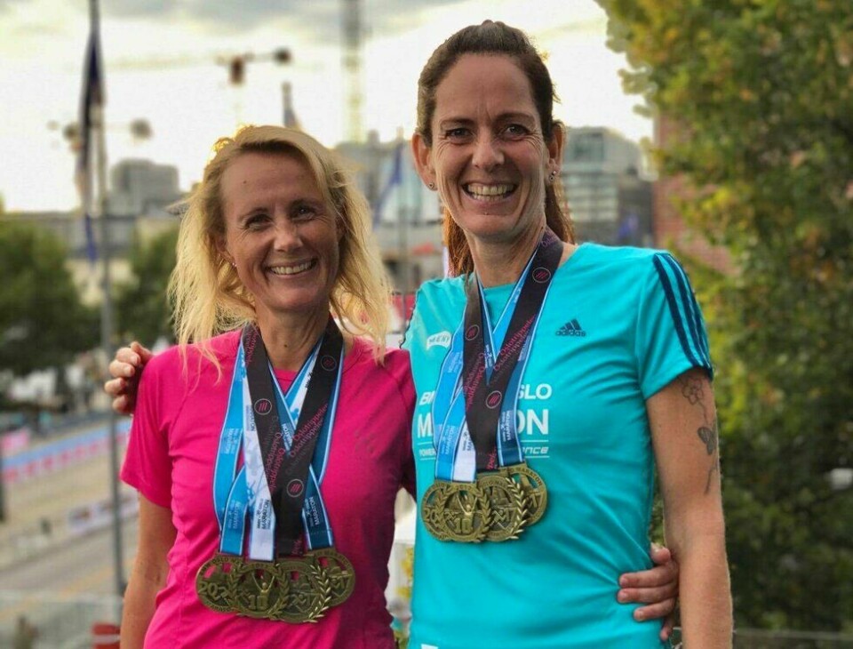 Camilla og Helga søker løpsopplevelser Camilla Rodal og Helga Kringen