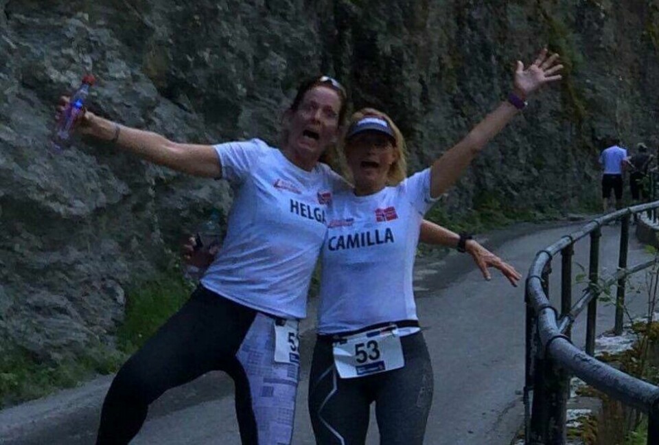 Camilla og Helga søker løpsopplevelser Camilla Rodal og Helga Kringen