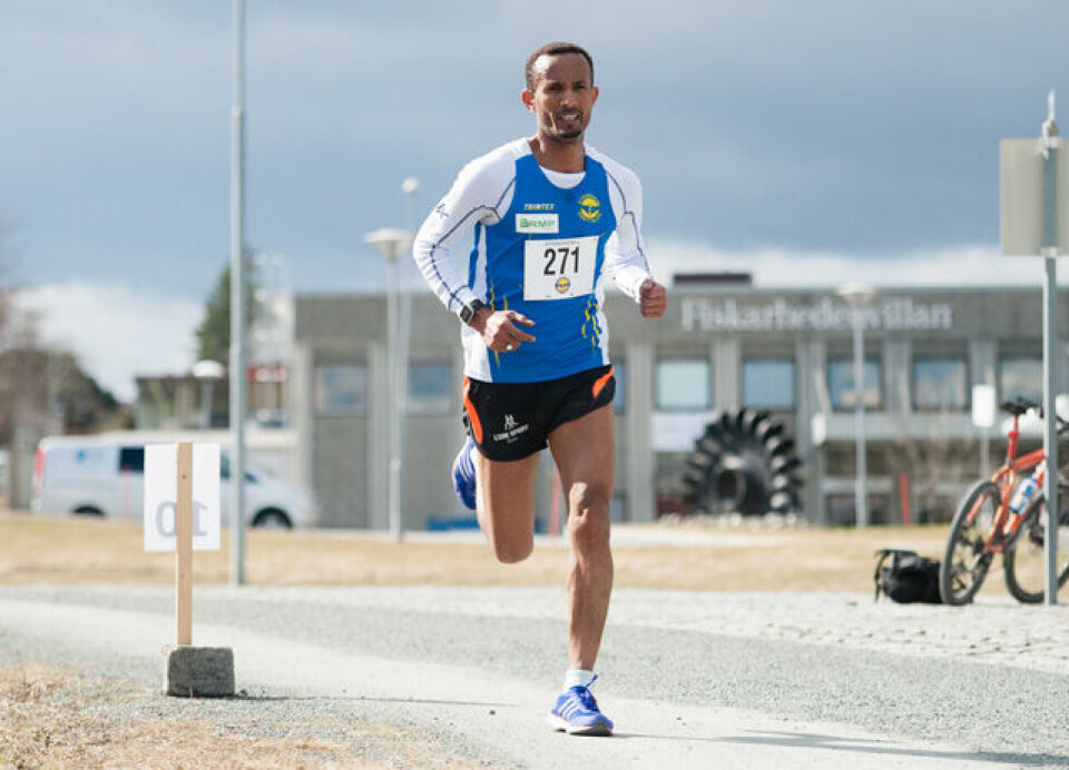 Ebrahim Abdulazi har vunnet Trønderjogg de to siste årene. Foto: Helge Langen Ebrahim Abdulazi har vunnet Trønderjogg de to siste årene. Foto: Helge Langen