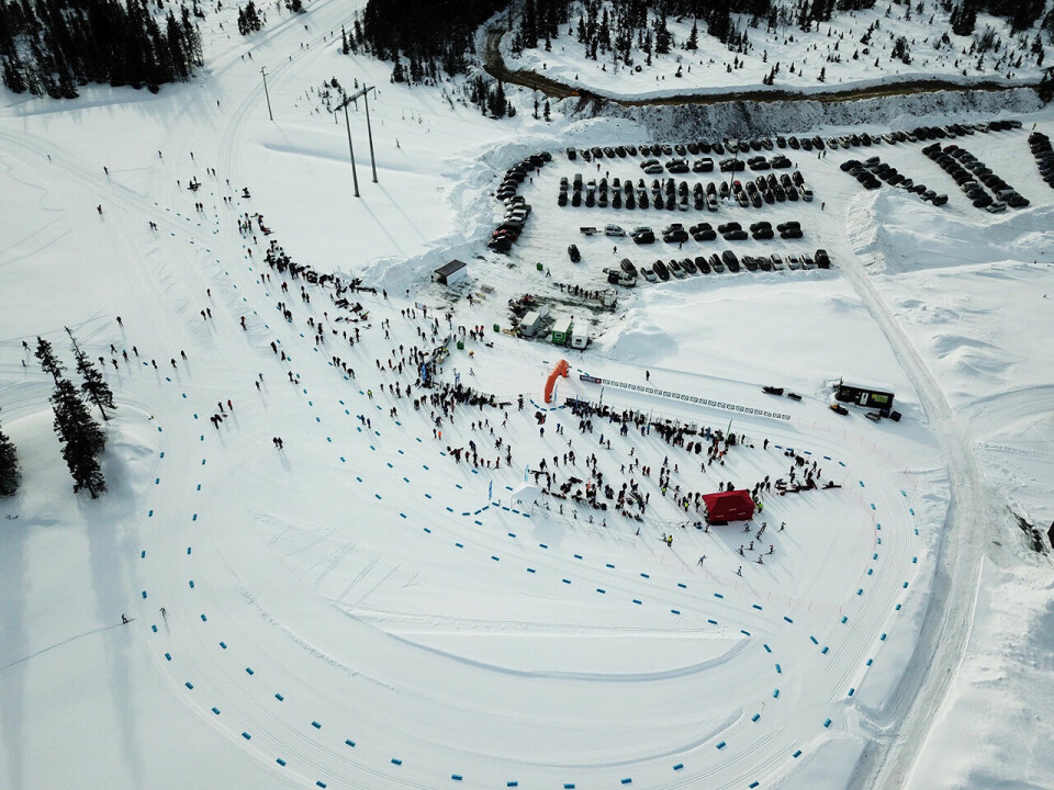 Både NM og VM i vintertriatlon nærmer seg Stadionparkering-Skeikampen.jpg