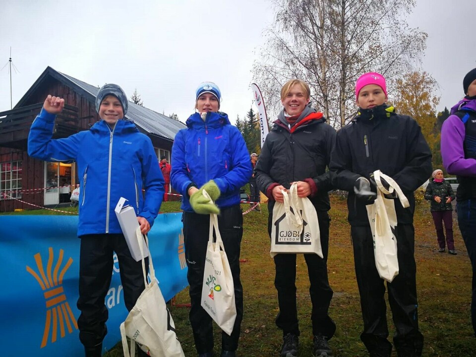 Kretskampen i orientering for ungdom på Reinsvoll Vinnerlaget Akershus og Oslo. Arrang¢rfoto Vanja Staff.jpg