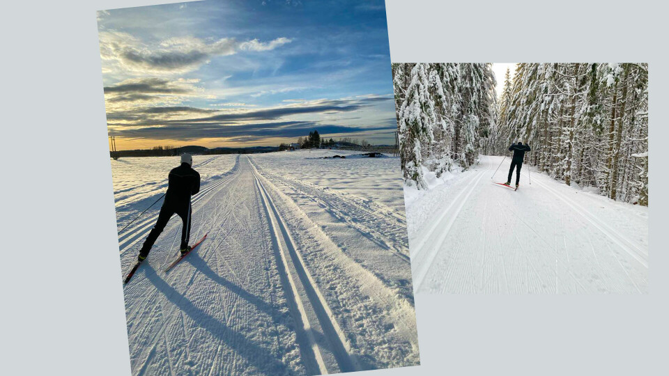 Løypa i Kjekstadmarka Rundt Skate starter ved Spikkestad Skiarena og går inn over jordene mot Røyken før løypa går inn i litt mer kupert skogsterreng. (Foto: arrangør) Løypa i Kjekstadmarka Rundt Skate starter ved Spikkestad Skiarena og går inn over jordene mot Røyken før løypa går inn i litt mer kupert skogsterreng. (Foto: arrangør)
