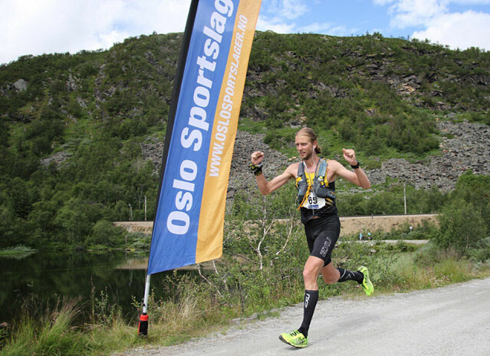 58 fullførte Rallarvegsløpet - Falk og Risa best sammenlagt Gjermund_Soerstad_vinner_4S7A5181.jpg