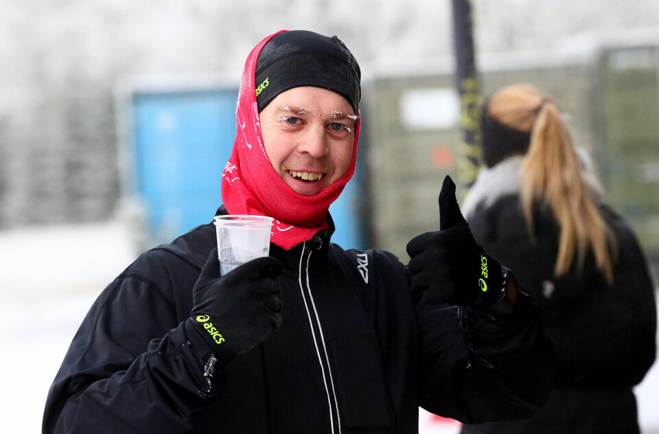 Ida Børset Westad og Ståle Gjelsten vant ChampagneUltra Fornøyd_deltager_inne_for_runding.jpg