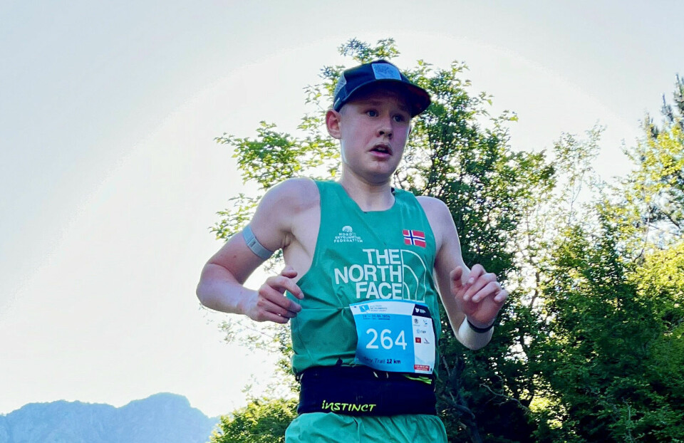 Isak Drøpping sikra seg tre sølvmedaljar under junior-VM i Skyrace i Montenegro i sommar. (Foto: arrangøren) Isak Drøpping sikra seg tre sølvmedaljar under junior-VM i Skyrace i Montenegro i sommar. (Foto: arrangøren)