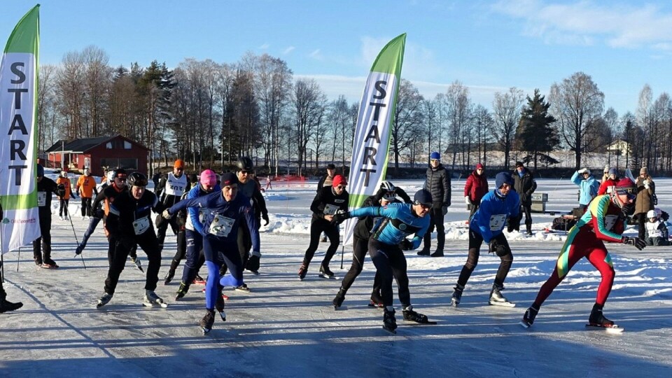 16 løpere stilte til start på Amundløpets 50 km, og alle fullførte 17 runder på Dølisjøen lørdag. (Foto: Arrangøren) 16 løpere stilte til start på Amundløpets 50 km og alle fullførte 17 runder på Dølisjøen lørdag. (Foto: Arrangøren)