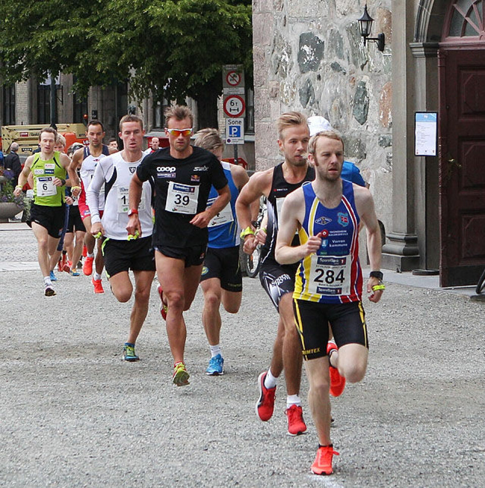 Strindheim og Tellefsdal i tet etter første dag i St. Olavsloppet Startgr5_09-30_Vaar_frues_A20G6524.jpg