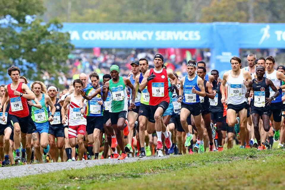 Start: 12389 fullførte den 55. utgaven av 30 km-løpet i Lidingöloppet. (Foto: arrangøren) Start: 12389 fullførte den 55. utgaven av 30 km-løpet i Lidingöloppet. (Foto: arrangøren)