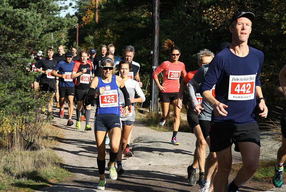 Det var i år 197 som fullførte det 20 km lange terrengløpet Fredrikstadmarka Rundt. (Foto: Terje Svensson) Det var i år 197 som fullførte det 20 km lange terrengløpet Fredrikstadmarka Rundt. (Foto: Terje Svensson)