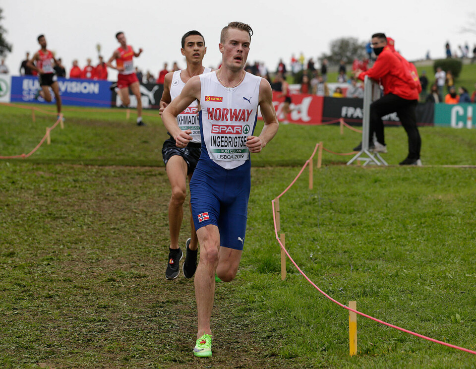 Filip Ingebrigtsen ble nummer 12 i EM terrengløp i ei tung løype. (Foto: Per Inge Østmoen) Filip Ingebrigtsen ble nummer 12 i EM terrengløp i ei tung løype. (Foto: Per Inge Østmoen)