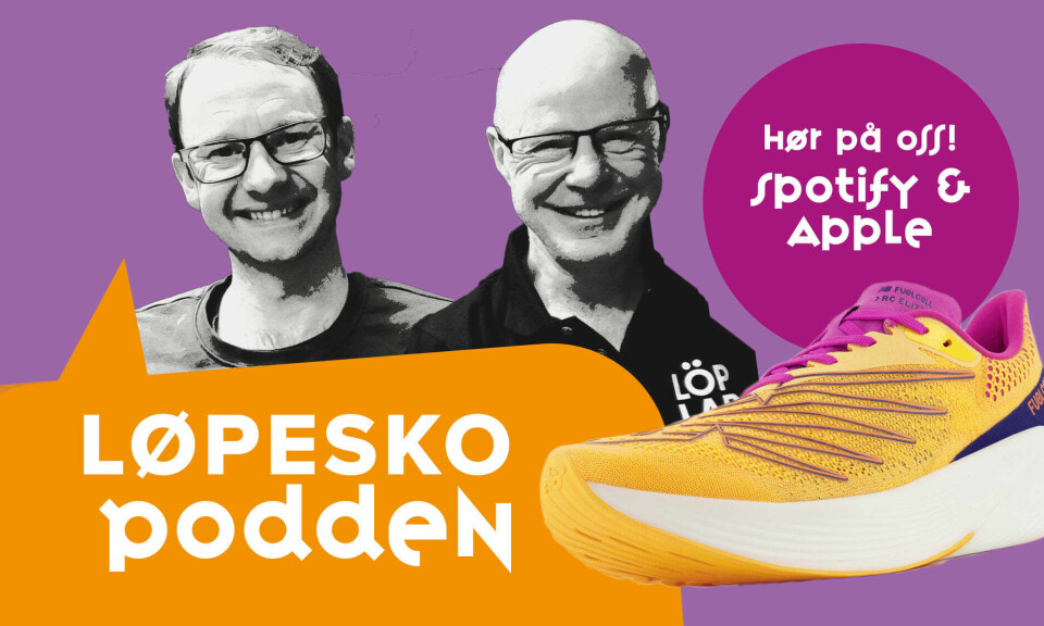 Henrik Nordtug og Tor Fauske fra Löplabbet snakker om løpesko i den nye podcasten Løpeskopodden. Henrik Nordtug og Tor Fauske fra Löplabbet snakker om løpesko i den nye podcasten Løpeskopodden.