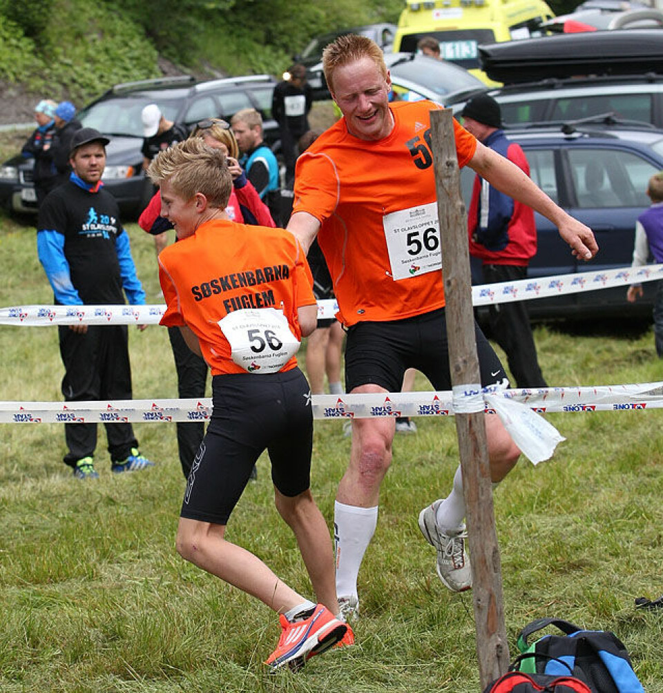 Strindheim og Tellefsdal i tet etter første dag i St. Olavsloppet Soeskenbarna_Fuglem_Steinvikholm_A20G7146.jpg