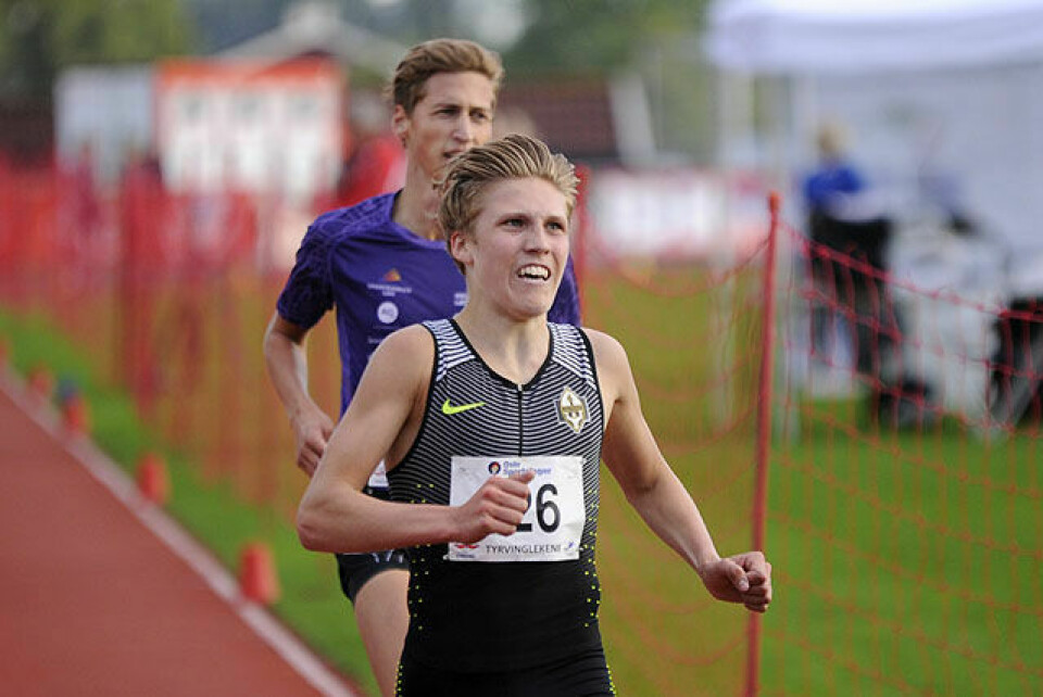 Simen Halle Haugen har åpna sesongen sterkt og løp nå en meget god 5000 m. (Arkivfoto: Arne Dag Myking) Simen Halle Haugen har åpna sesongen sterkt og løp nå en meget god 5000 m. (Arkivfoto: Arne Dag Myking)