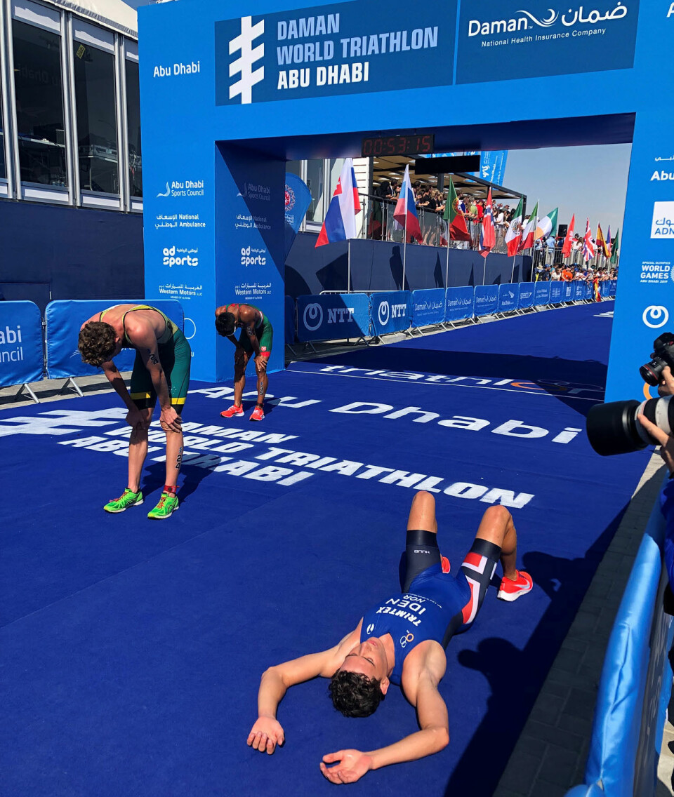 Sjetteplass til Lotte Miller i verdensserien i triatlon i Abu Dhabi Gustav_Iden_Alexander Skeltvedt_Norges_Triatlonforbund.jpg