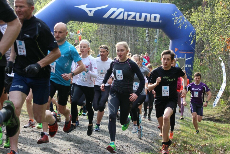 Fra en av startpuljene i normalløype på 3,65 km. (Foto: Guri Sæterlid) Fra en av startpuljene i normalløype på 3,65 km. (Foto: Guri Sæterlid)