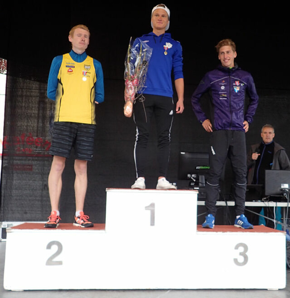 Anne Nevin og Marius Vedvik vant NM-gull på halvmaraton P9030318_U23_640pix_herrer.jpg