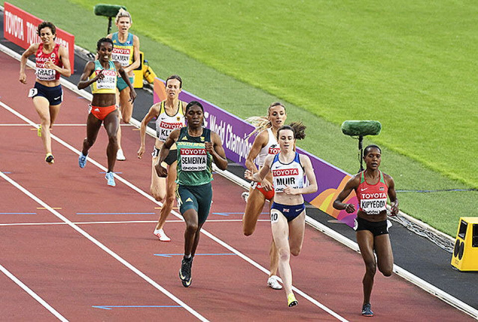 Genzebe Dibaba levde farlig da hun hadde fem løpere foran seg i mål. (Foto: Bjørn Johannessen) Genzebe Dibaba levde farlig da hun hadde fem løpere foran seg i mål. (Foto: Bjørn Johannessen)