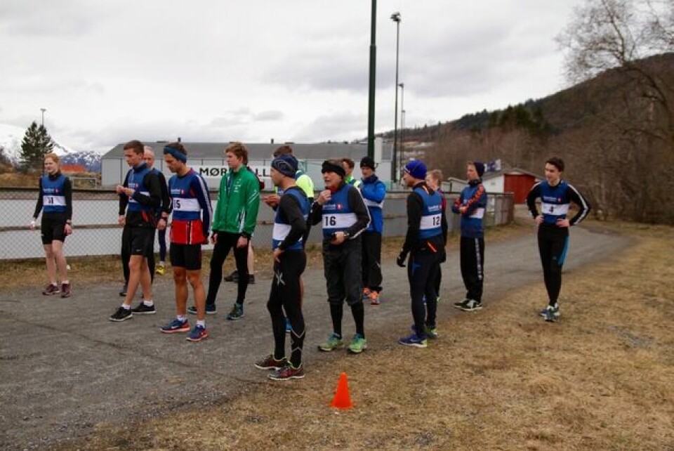 Ådne Andersen med ny løyperekord i Rotevatnet rundt Foer_start