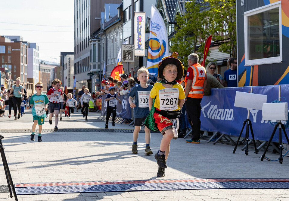 Også Midnight Sun Marathon merker at en ny løpsbølge er på gang MSM-barnelop.jpg
