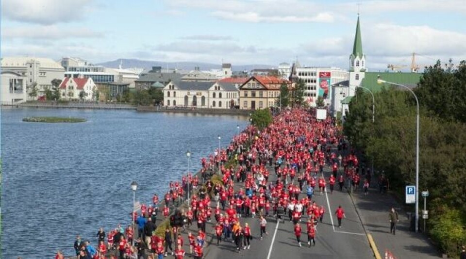 Fra årets Reykjavik Marathon (Foto: Reykjavikurmarathon) Fra årets Reykjavik Marathon (Foto: Reykjavikurmarathon)