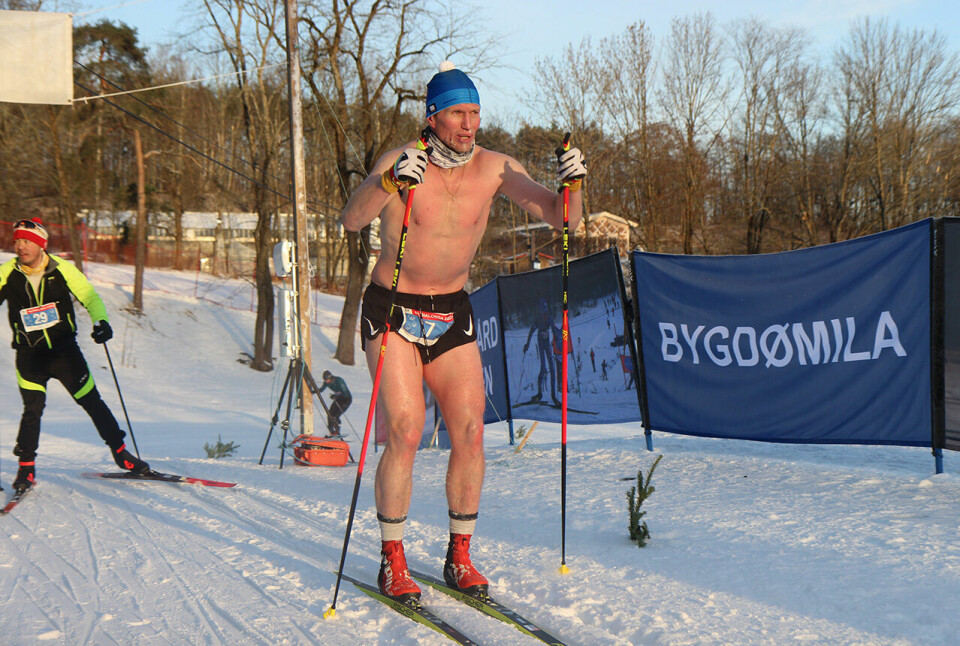 Tøffingen Frank Løke gjennomførte i fjor sine 70 kilometer i baris. Temperatur ved start var 10 kuldegrader. (Foto: Morten Dybdahl) Tøffingen Frank Løke gjennomførte i fjor sine 70 kilometer i baris. Temperatur ved start var 10 kuldegrader. (Foto: Morten Dybdahl)