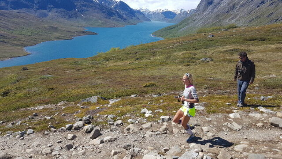 Nordskar og Øvre-Helland først over Besseggen i uventet praktvær 20170624_133959.jpg