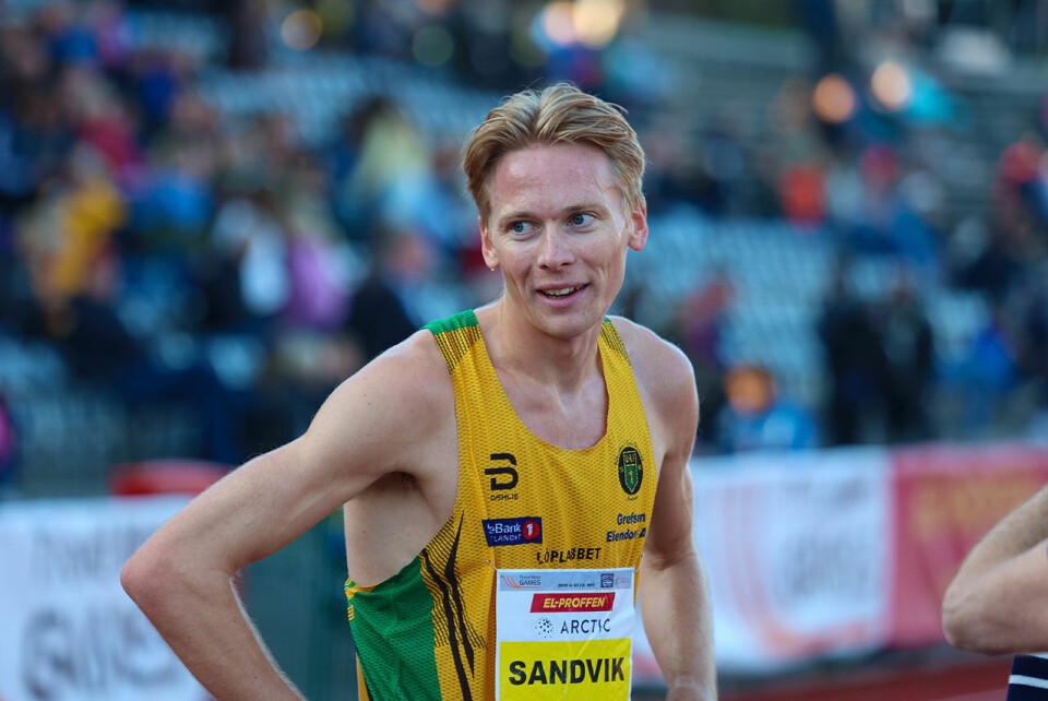 Fredrik Sandvik etter løpet sitt i Trond Mohn Games. (Alle foto: Arne Dag Myking) Fredrik Sandvik