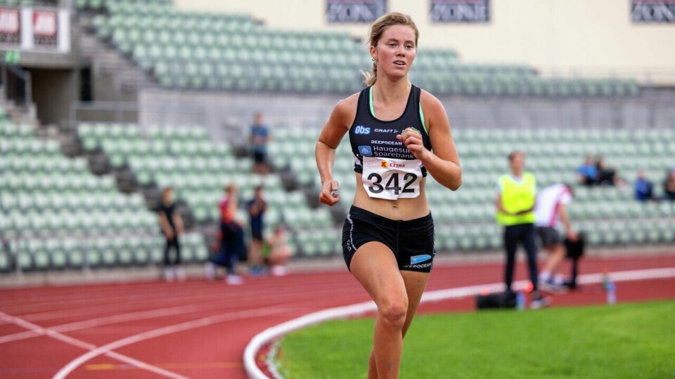 Fine norske resultater i Santa Pola halvmaraton Sommerstevnet, Bislett - KS 1500m - Kristine Lande Dommersnes (342)