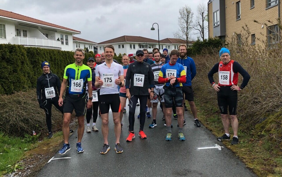 Richard Reichel vant maraton i Ålesund Start_Maraton