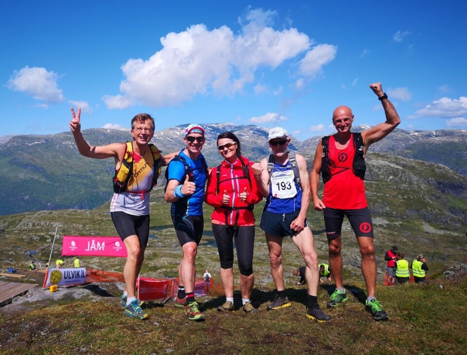Fra toppen av Kvasshovden 1030 m.o.h. (Foto: arrangøren) Fra toppen av Kvasshovden 1030 m.o.h. (Foto: arrangøren)