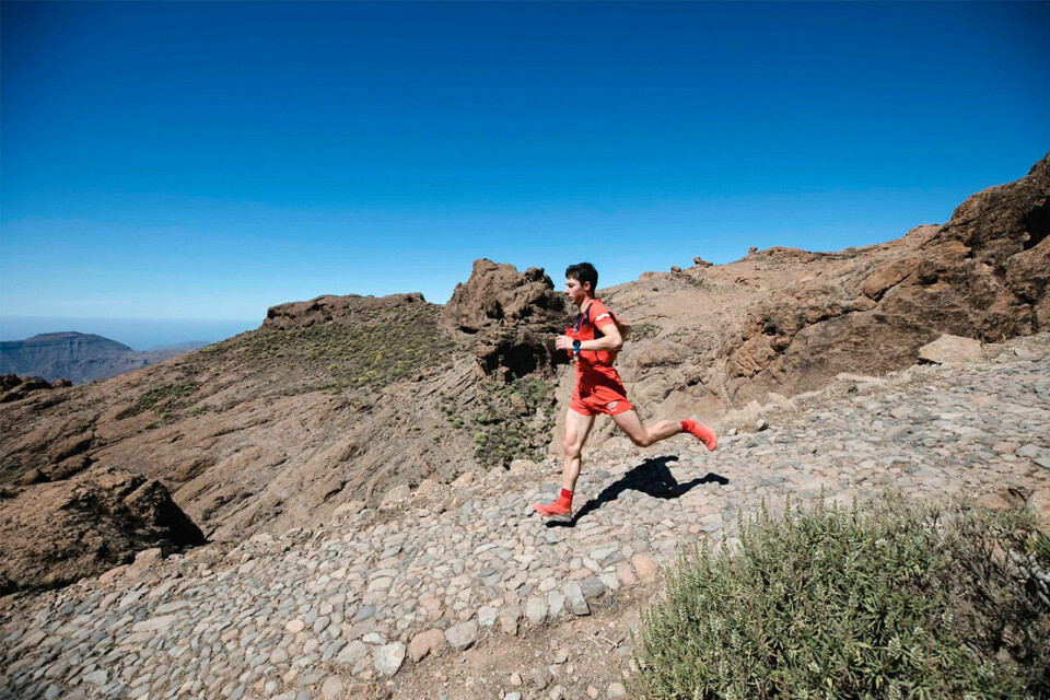 31 norske fullførte en av distansene i Transgrancanaria Transgrancanaria-vei.jpg