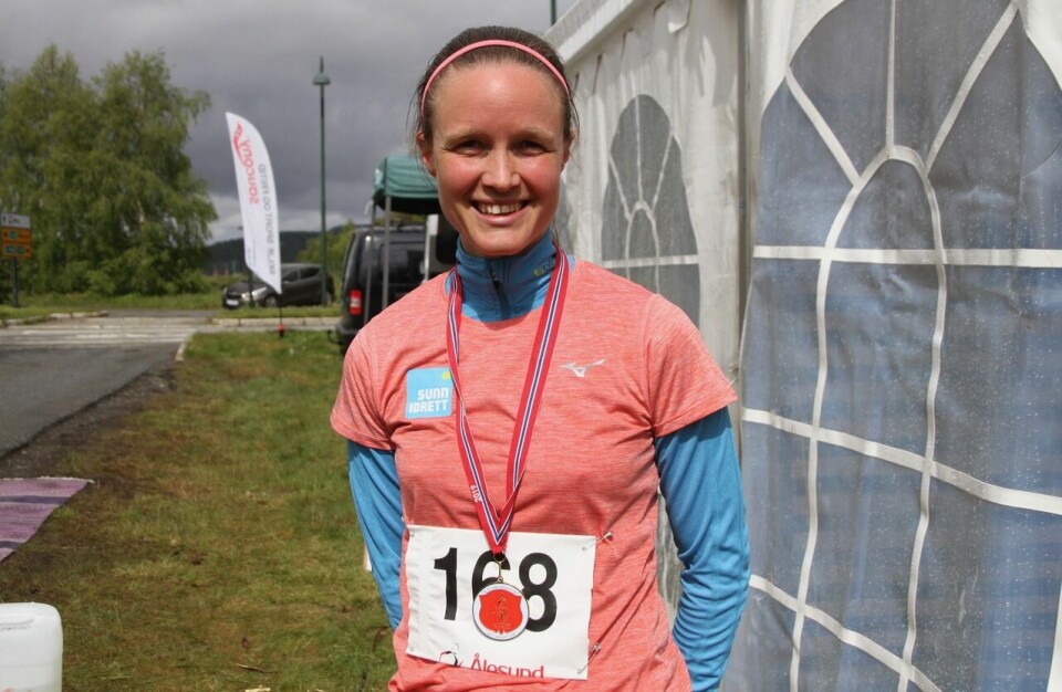 Richard Reichel vant maraton i Ålesund Kristin_Lundanes_Jonvik_maal