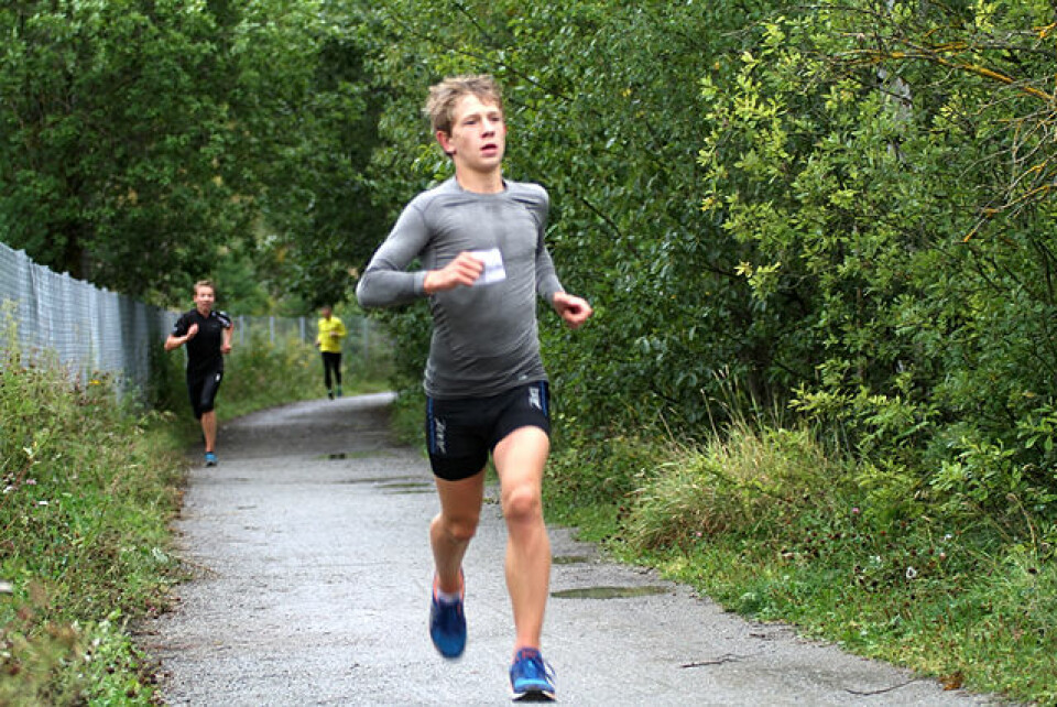 Historisk Gå-jogg-triathlon på Jessnes Jonas_Taasaasen_maal.jpg