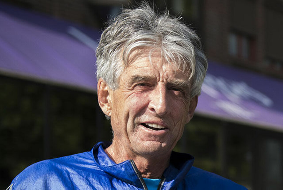 Den amerikanske løperlegenden Frank Shorter da han besøkte Oslo Maraton i 2014. (Foto: Bjørn Johannessen) Den amerikanske løperlegenden Frank Shorter da han besøkte Oslo Maraton i 2014. (Foto: Bjørn Johannessen)